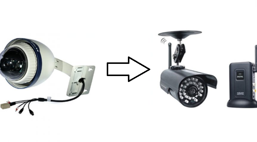 Cách chuyển camera CCTV có dây thành không dây